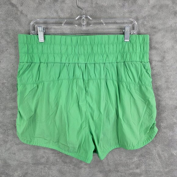 Womens Joy Lab Green Athletic Running Shorts Lined Nylon Blend 2" Inseam Size L - Picture 7 of 12